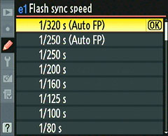 DSLR sync speed